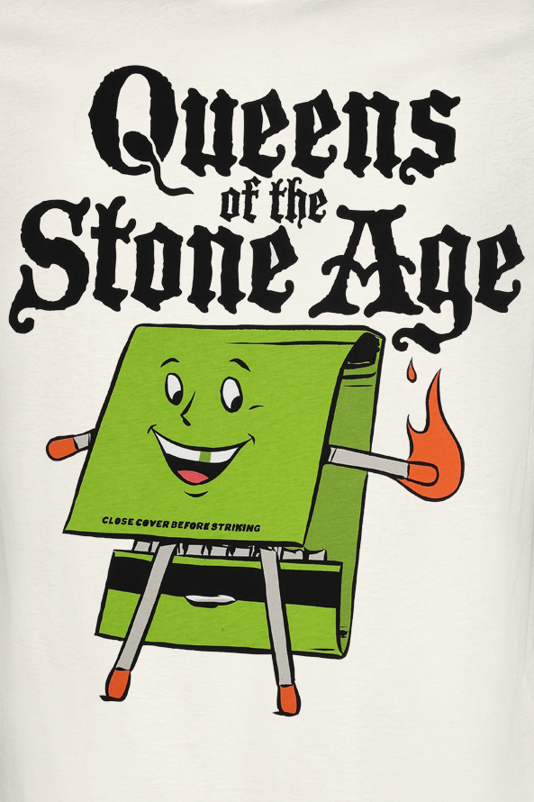 T-Shirt Manches courtes  de Queens Of The Stone Age - Amplified Collection - Match Book - M à XXL - pour Homme - blanc cassé - Queens Of The Stone Age - View 2