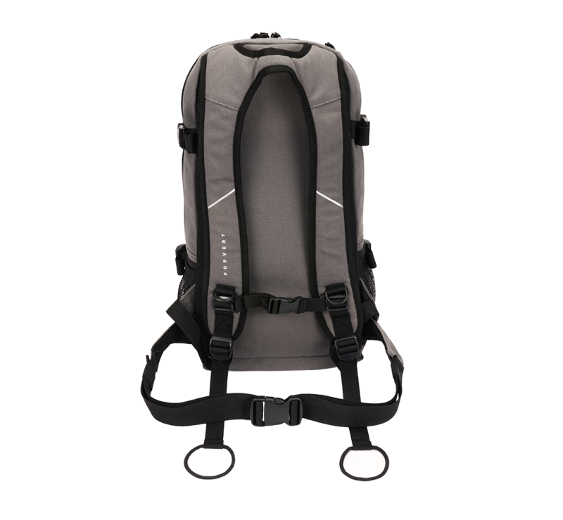 Sac à dos  de Forvert - Canvas Louis - pour Unisexe - gris/marron - Forvert - View 2