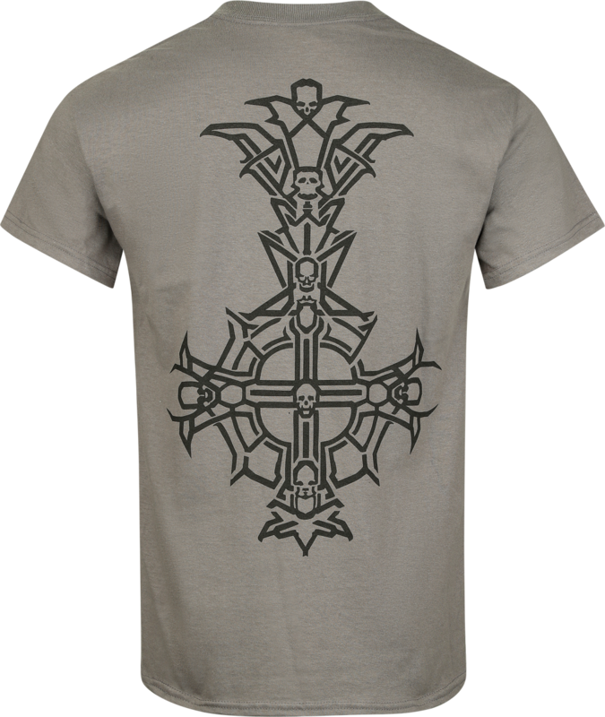 T-Shirt Manches courtes  de Ghost - New Logo Grucifix - S à 4XL - pour Homme - anthracite - Ghost - View 2