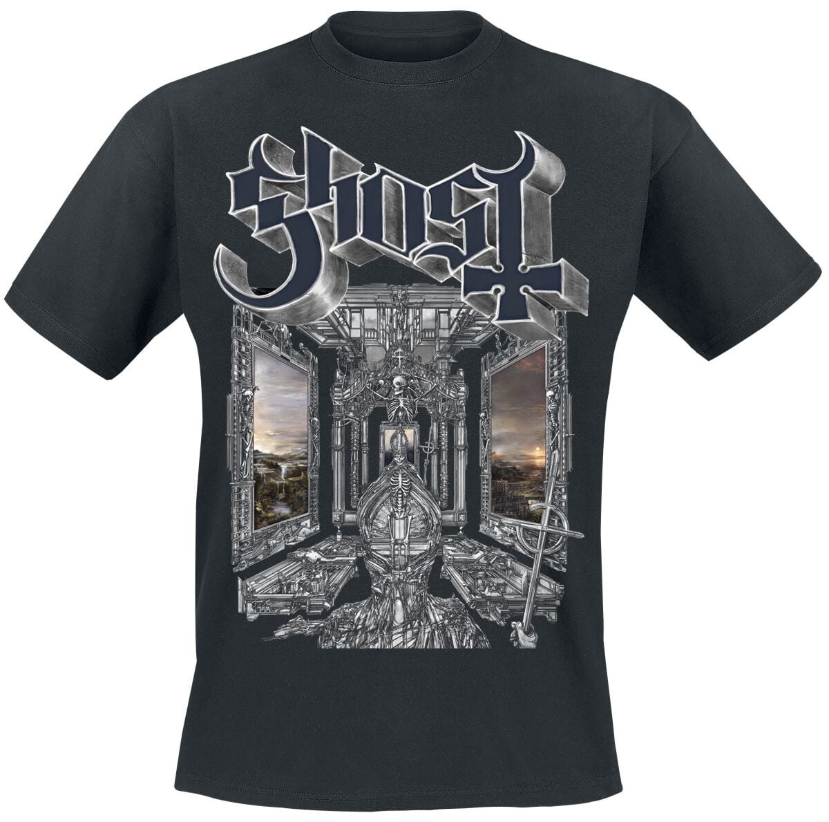 T-Shirt Manches courtes  de Ghost - Skeleta Cover - S à 4XL - pour Homme - noir - Ghost