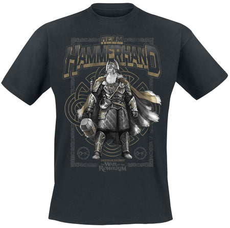 T-Shirt Manches courtes  de Le Seigneur Des Anneaux - La Guerre des Rohirrim - Casque & Marteau - S à XXL - pour Homme - noir - Le Seigneur Des Anneaux