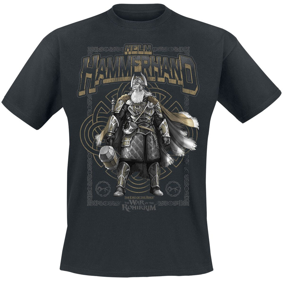 T-Shirt Manches courtes  de Le Seigneur Des Anneaux - La Guerre des Rohirrim - Casque & Marteau - S à XXL - pour Homme - noir - Le Seigneur Des Anneaux
