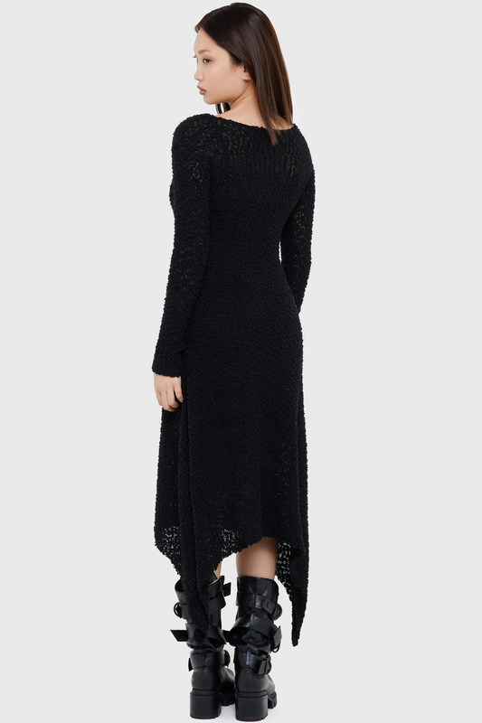 Robe mi-longue Gothic de KIHILIST by KILLSTAR - Overwalk Dress - XS à 3XL - pour Femme - noir - KIHILIST by KILLSTAR - View 2