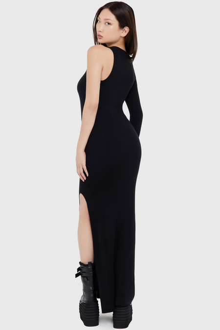 Robe longue Gothic de KIHILIST by KILLSTAR - Nightshaded MaxDress - XS à XXL - pour Femme - noir - KIHILIST by KILLSTAR - View 2
