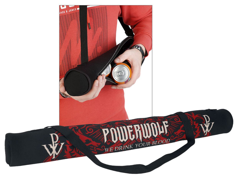 Sac à bandoulière  de Powerwolf - Porte-Canettes - Logo - pour Unisexe - noir - Powerwolf