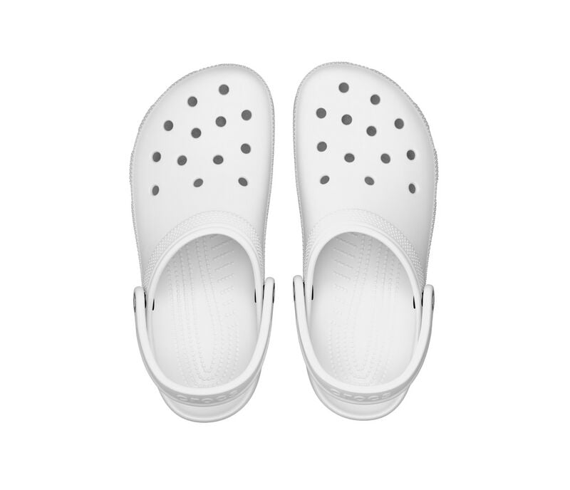 Chaussons  de Crocs - Classic Clog - EU38-39 à EU 41-42 - pour Unisexe - blanc - Crocs