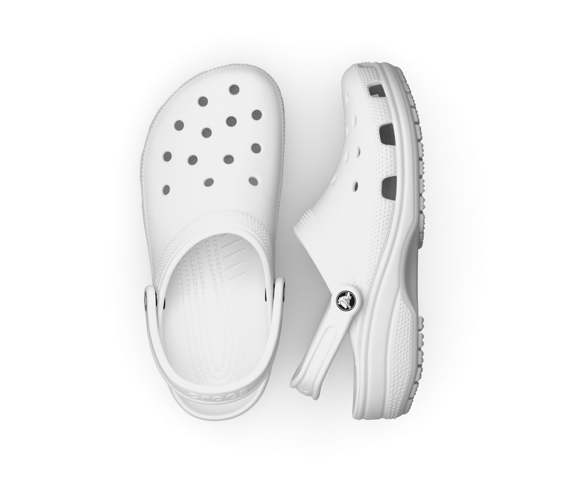 Chaussons  de Crocs - Classic Clog - EU38-39 à EU 41-42 - pour Unisexe - blanc - Crocs - View 2
