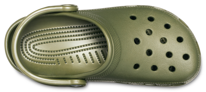 Chaussons  de Crocs - Classic Clog - EU38-39 à EU 45-46 - pour Unisexe - olive - Crocs - View 2