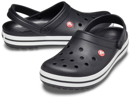 Chaussons  de Crocs - Crocband Clog - EU38-39 à EU 45-46 - pour Unisexe - noir/blanc - Crocs