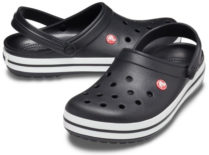 Chaussons  de Crocs - Crocband Clog - EU38-39 à EU 45-46 - pour Unisexe - noir/blanc - Crocs