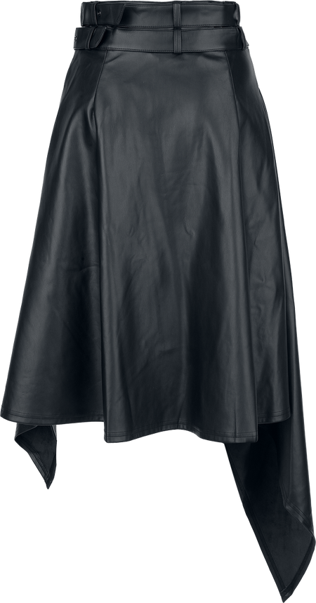 Jupe mi-longue Gothic de KIHILIST by KILLSTAR - Noir Ruin Skirt - XS à 4XL - pour Femme - noir - KIHILIST by KILLSTAR - View 2