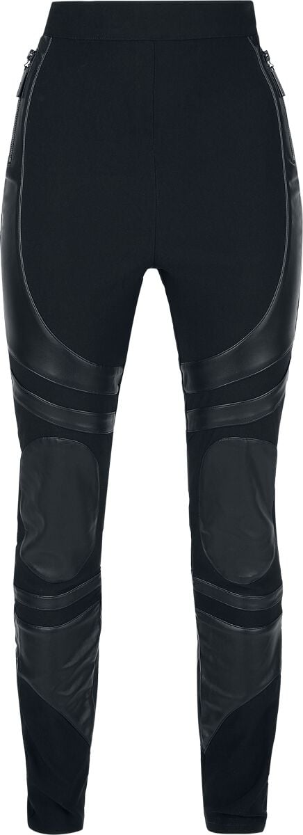 Pantalon en toile Gothic de KIHILIST by KILLSTAR - Voidclash Trousers - XS à XL - pour Femme - noir - KIHILIST by KILLSTAR