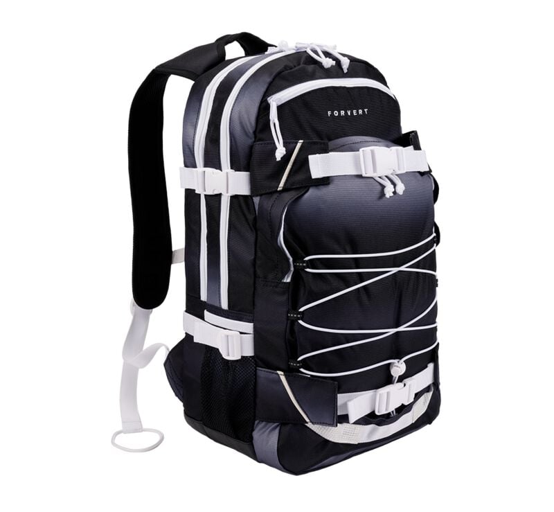 Sac à dos  de Forvert - Laptop Louis Pathway - pour Unisexe - noir/blanc - Forvert