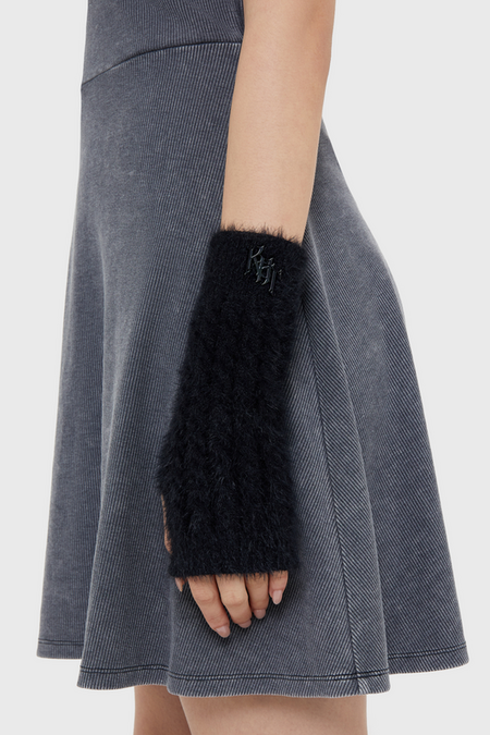 Mitaines Gothic de KIHILIST by KILLSTAR - Moons Gaze Fingerless Gloves - pour Femme - noir - KIHILIST by KILLSTAR - View 2