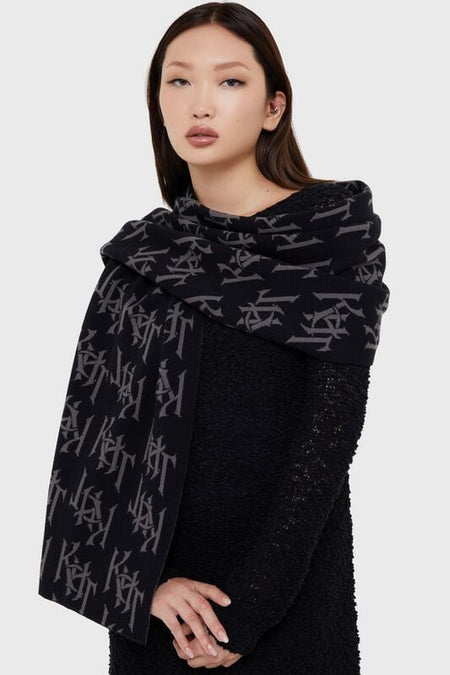 Écharpe Gothic de KIHILIST by KILLSTAR - Kihilist Scarf - pour Femme - noir - KIHILIST by KILLSTAR