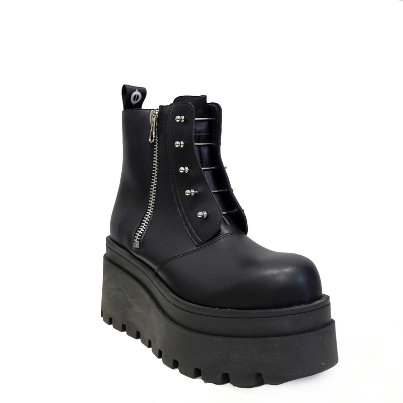 Bottes Gothic de Altercore - Neris Vegan - EU38 à EU41 - pour Femme - noir - Altercore - View 2