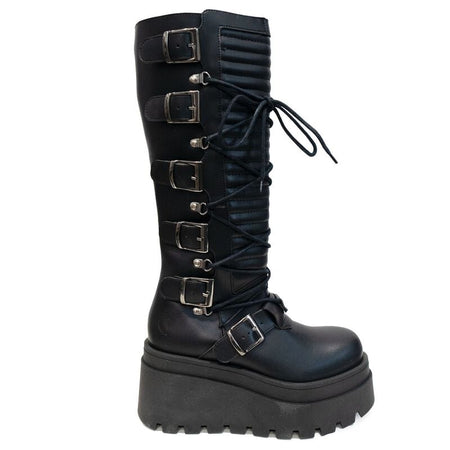 Bottes Gothic de Altercore - Lucid Vegan - EU36 à EU41 - pour Femme - noir - Altercore