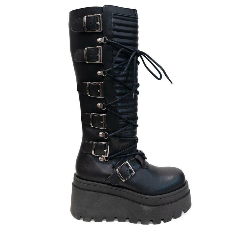 Bottes Gothic de Altercore - Lucid Vegan - EU36 à EU41 - pour Femme - noir - Altercore