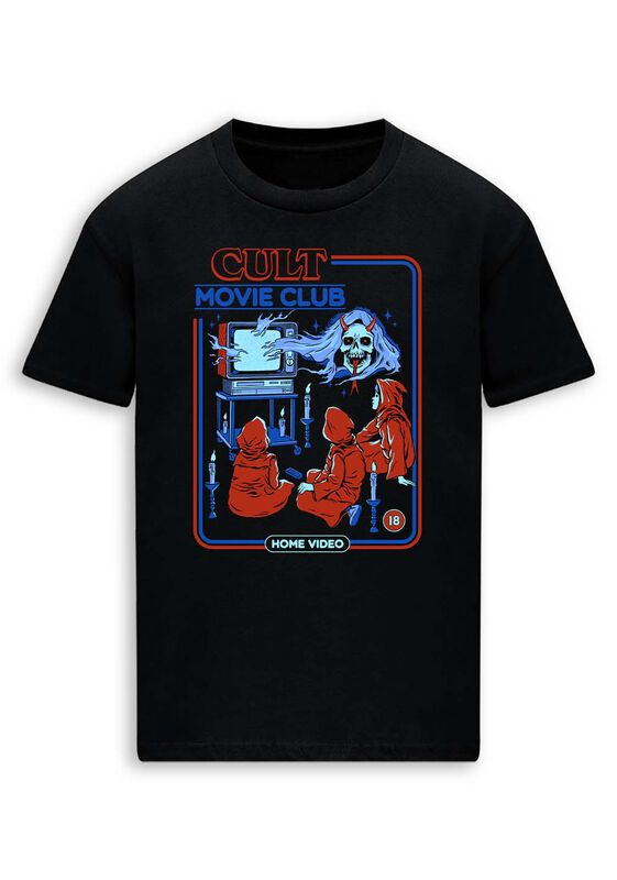 T-Shirt Manches courtes Fun de Steven Rhodes - Cult Movie Club - M à 3XL - pour Homme - noir - Steven Rhodes