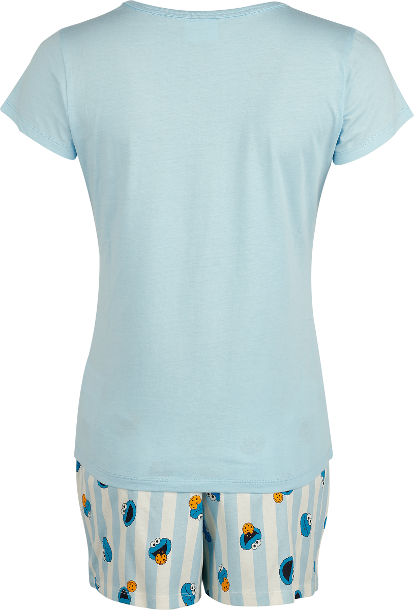 Pyjama  de Sesame Street - Cookie Monster - S à 3XL - pour Femme - multicolore - Sesame Street - View 2