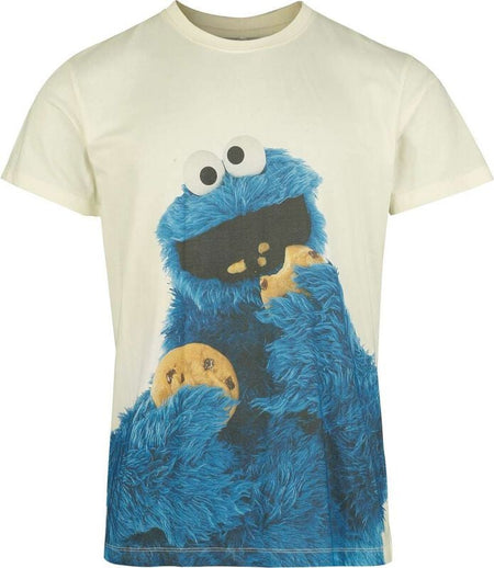T-Shirt Manches courtes  de Sesame Street - Cookie Monster - Krümelmonster - S à 3XL - pour Homme - multicolore - Sesame Street