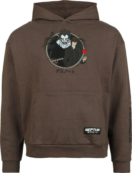 Sweat-shirt à capuche  de Death Note - Ryuk - XS à M - pour Homme - marron - Death Note