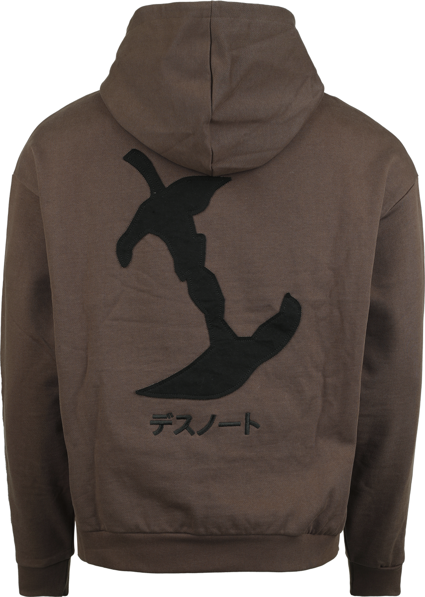 Sweat-shirt à capuche  de Death Note - Ryuk - XS à M - pour Homme - marron - Death Note - View 2