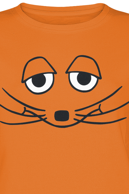 T-Shirt Manches courtes  de Die Sendung mit der Maus - La Souris - S à 3XL - pour Femme - orange - Die Sendung mit der Maus - View 2