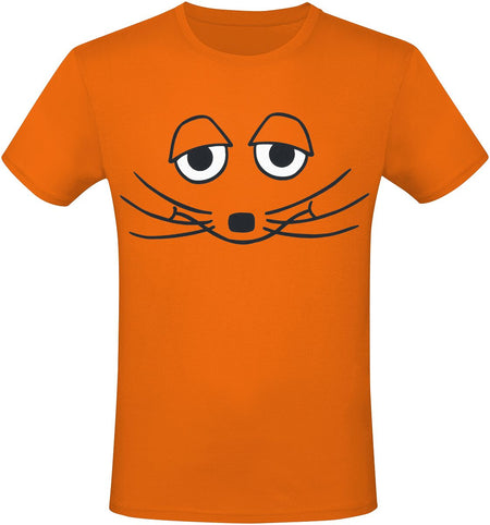 T-Shirt Manches courtes  de Die Sendung mit der Maus - La Souris - S à 3XL - pour Homme - orange - Die Sendung mit der Maus