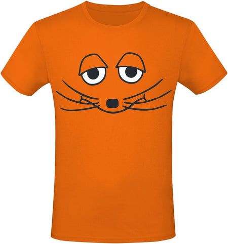 T-Shirt Manches courtes  de Die Sendung mit der Maus - La Souris - S à 3XL - pour Homme - orange - Die Sendung mit der Maus