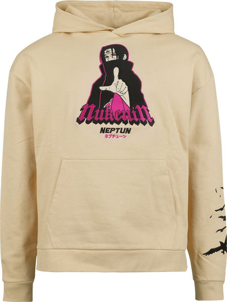 Sweat-shirt à capuche  de Naruto - Shippuden - Itachi - M à XL - pour Homme - beige - Naruto