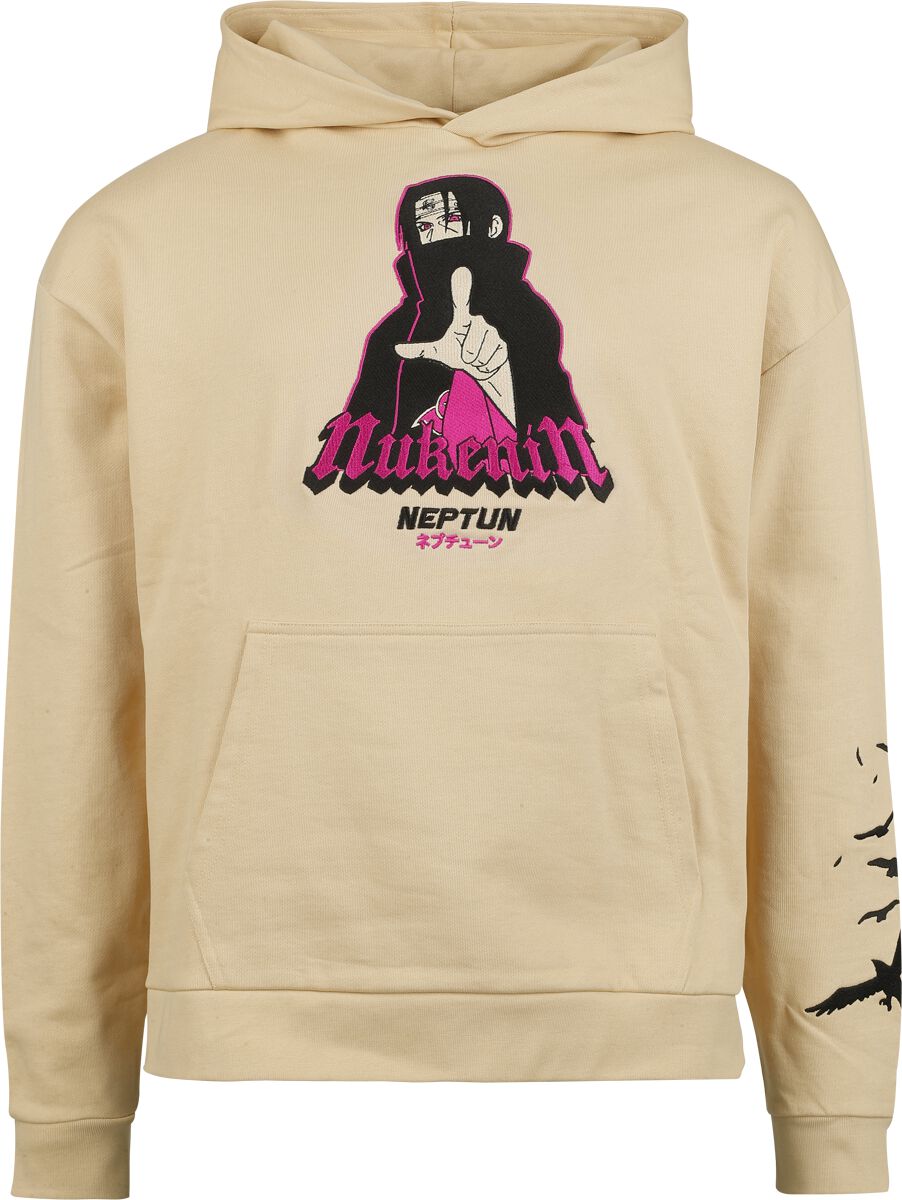 Sweat-shirt à capuche  de Naruto - Shippuden - Itachi - M à XL - pour Homme - beige - Naruto