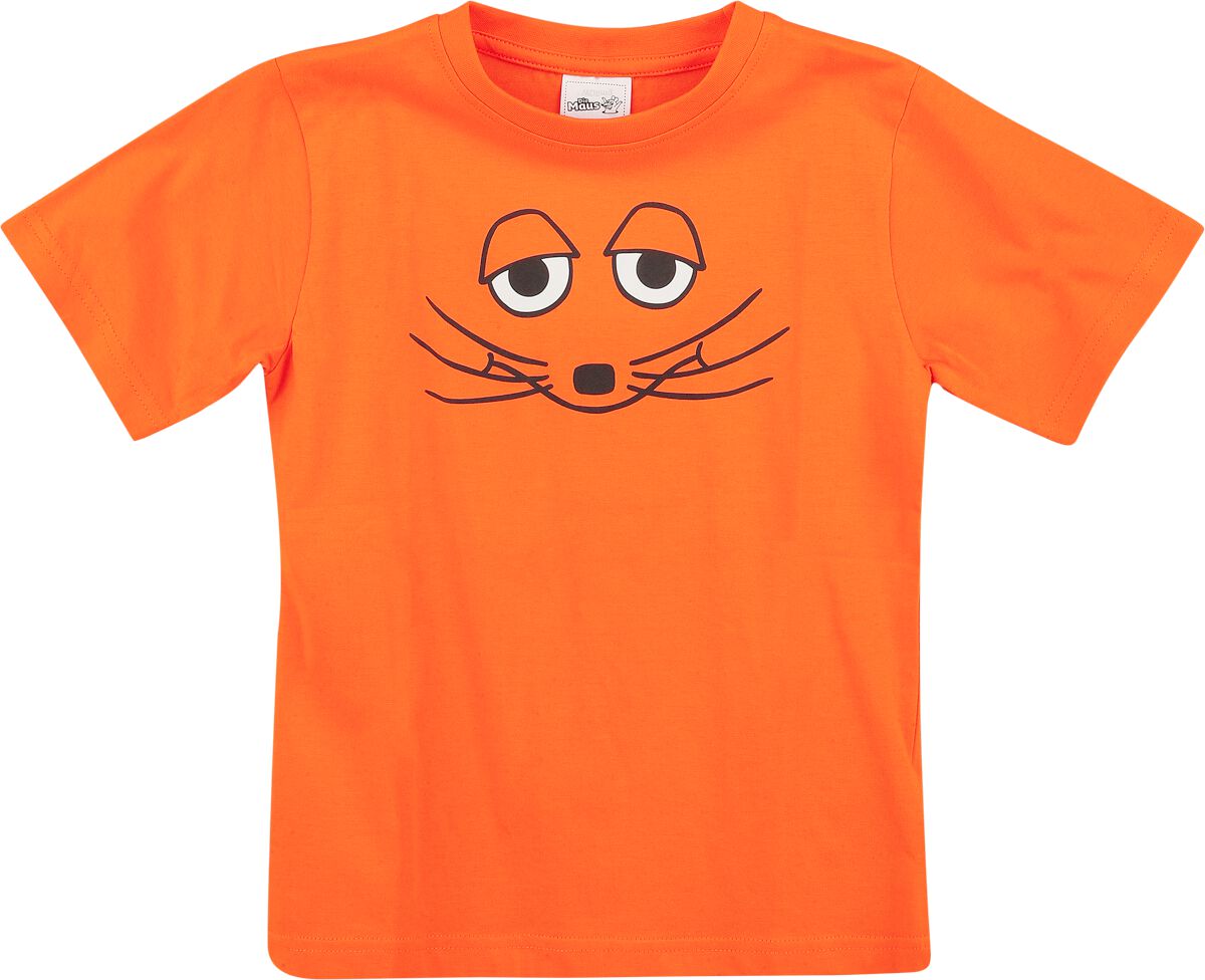 T-shirt  de Die Sendung mit der Maus - Enfant - The Mouse - 98 à 140 - pour filles & garçonse - orange - Die Sendung mit der Maus