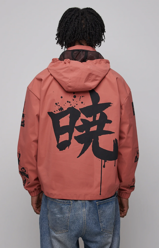 Coupe-vent  de Naruto - Shippuden - M à XL - pour Homme - rouge - Naruto - View 2