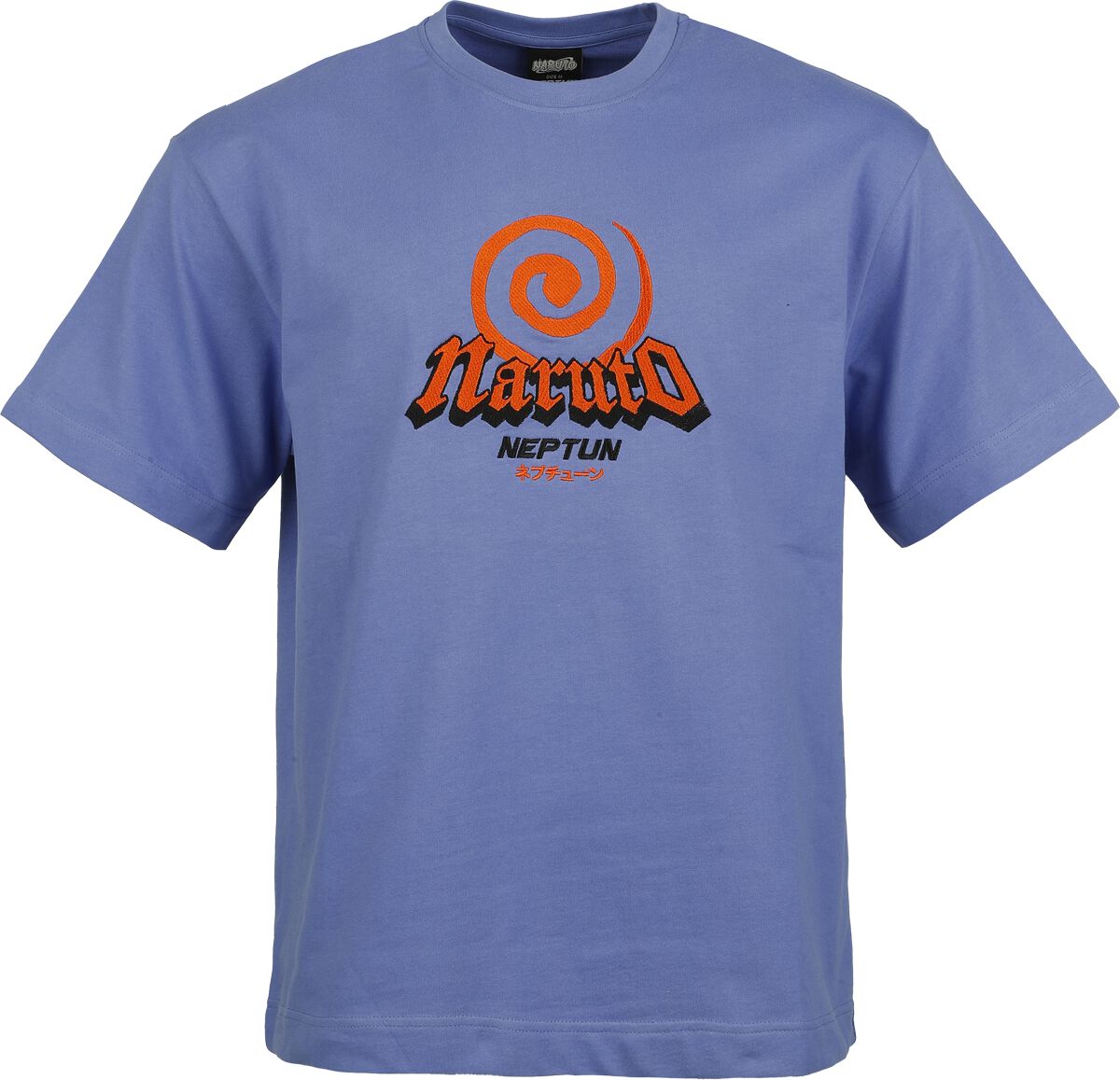 T-Shirt Oversize  de Naruto - Logo - Oversize - S à XL - pour Homme - bleu - Naruto