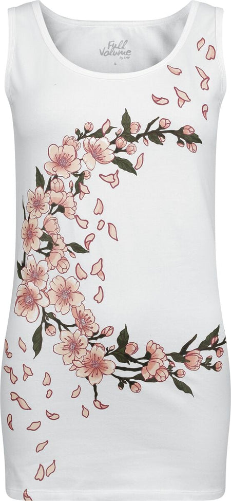 Top  de Full Volume by EMP - Débardeur Floral - S à XXL - pour Femme - blanc - Full Volume by EMP