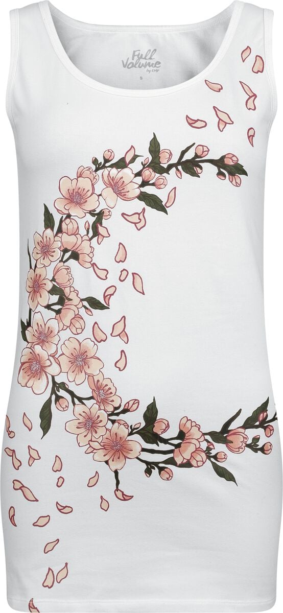 Top  de Full Volume by EMP - Débardeur Floral - S à XXL - pour Femme - blanc - Full Volume by EMP
