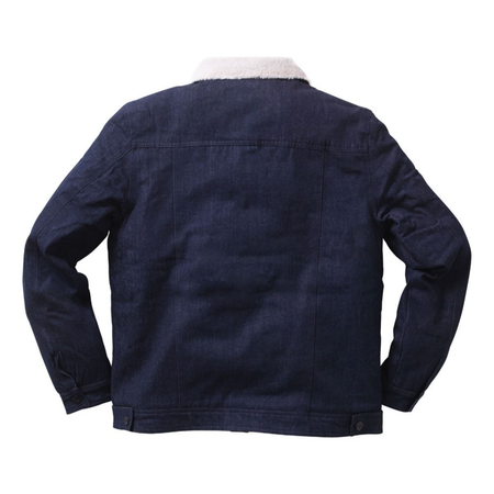 Veste mi-saison  de West Coast Choppers - WCC Sherpa Lined Canvas Jacket - S à 3XL - pour Homme - bleu - West Coast Choppers - View 2