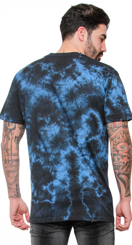 T-Shirt Manches courtes  de Outer Vision - Royal Noir-Bleu - T-Shirt - S à 4XL - pour Homme - noir/bleu - Outer Vision - View 2