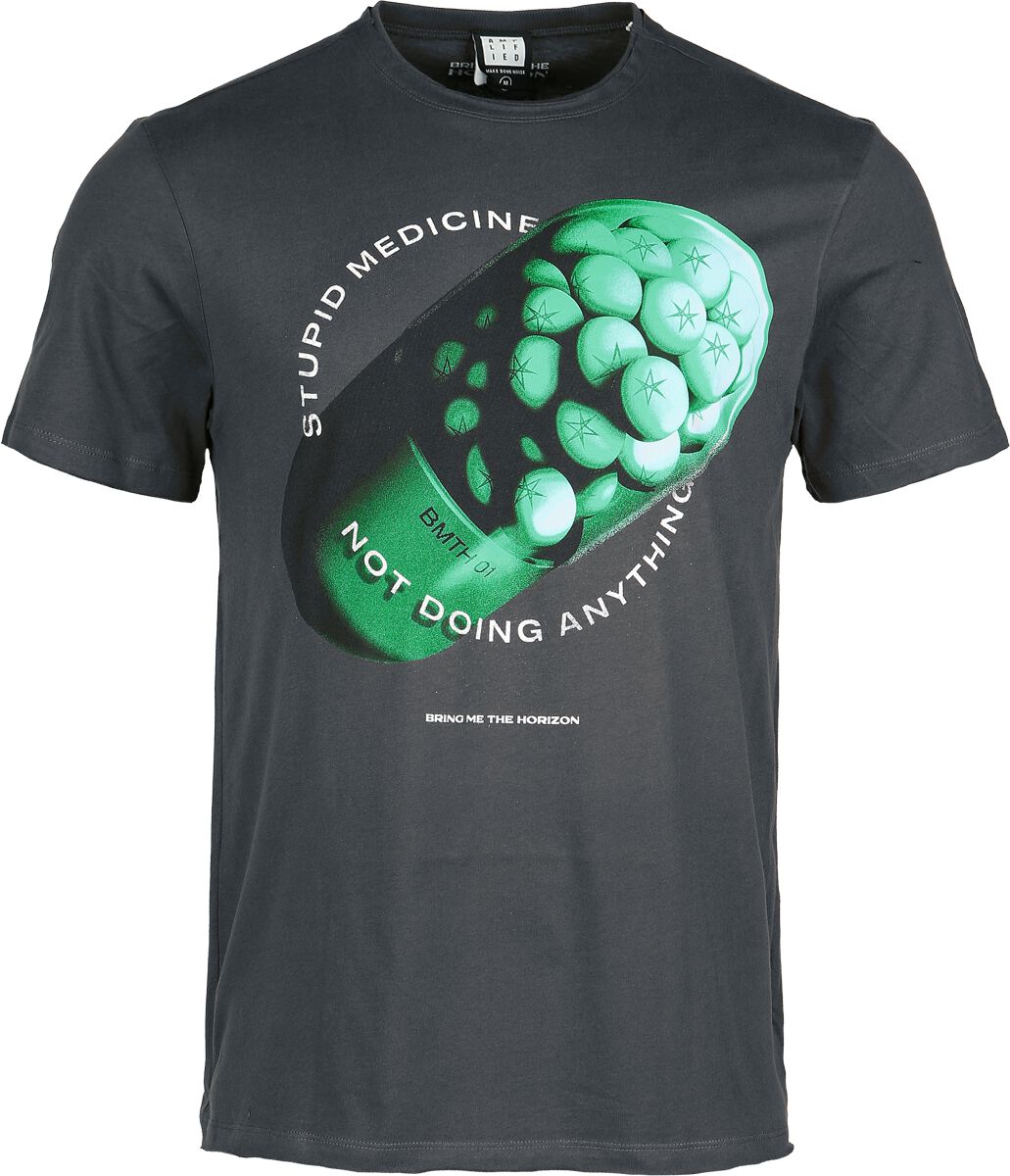 T-Shirt Manches courtes  de Bring Me The Horizon - Stupid Medicine - S à XXL - pour Homme - anthracite - Bring Me The Horizon