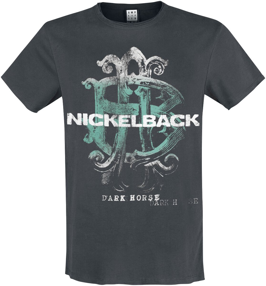 T-Shirt Manches courtes  de Nickelback - Dark horse - S à XXL - pour Homme - anthracite - Nickelback
