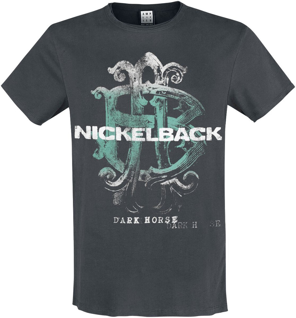 T-Shirt Manches courtes  de Nickelback - Dark horse - S à XXL - pour Homme - anthracite - Nickelback