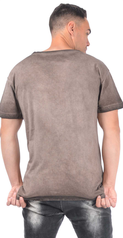 T-Shirt Manches courtes  de Outer Vision - Marteau de Thor - T-Shirt Homme - S à L - pour Homme - marron - Outer Vision - View 2