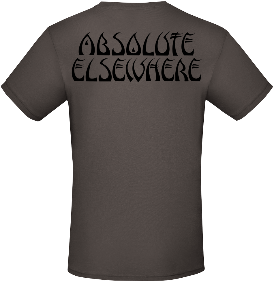 T-Shirt Manches courtes  de Blood Incantation - Absolute Elsewhere Logo - S à XXL - pour Homme - marron - Blood Incantation - View 2