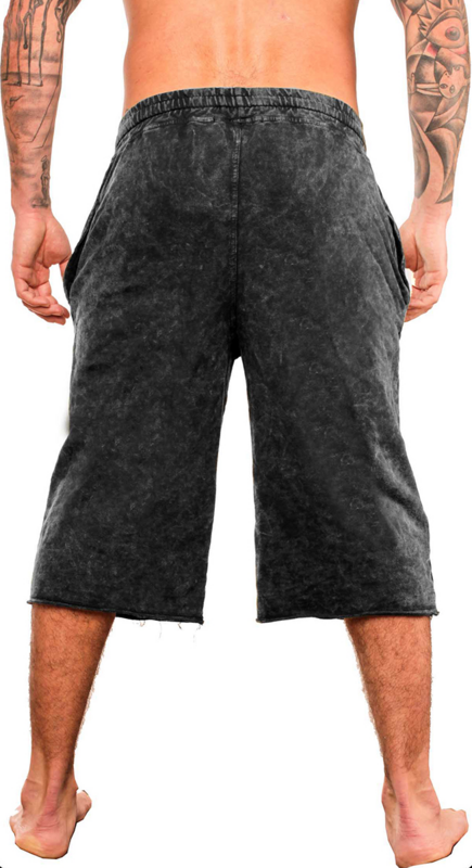 Short  de Outer Vision - Chance Tattoo - Short Bermuda Homme - S à M - pour Homme - gris - Outer Vision - View 2