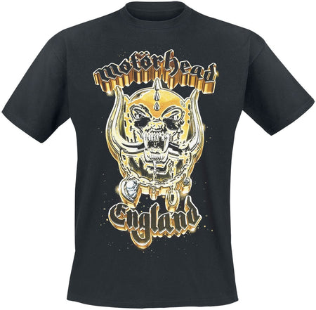 T-Shirt Manches courtes  de Motörhead - 50th Gold Warpig - S à 4XL - pour Homme - noir - Motörhead