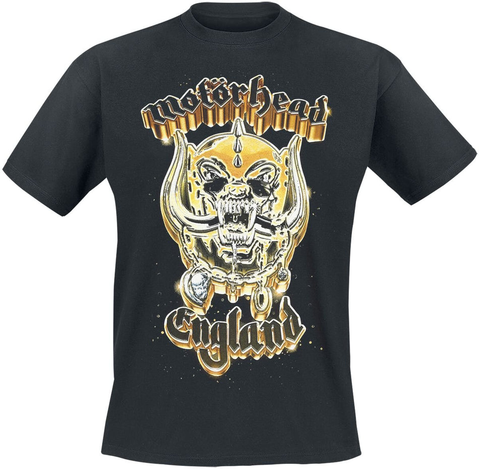 T-Shirt Manches courtes  de Motörhead - 50th Gold Warpig - S à 4XL - pour Homme - noir - Motörhead