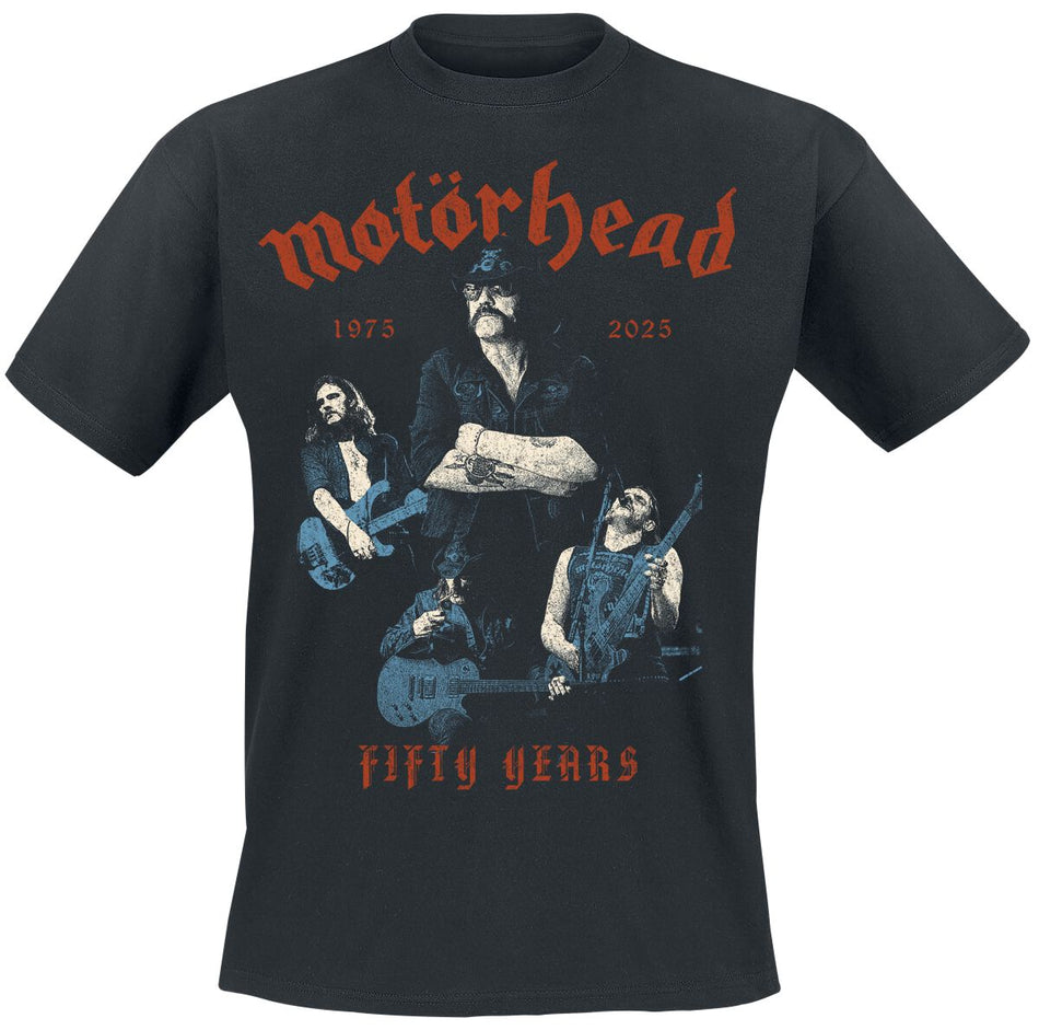 T-Shirt Manches courtes  de Motörhead - 50 Lemmy Collage - S à 4XL - pour Homme - noir - Motörhead