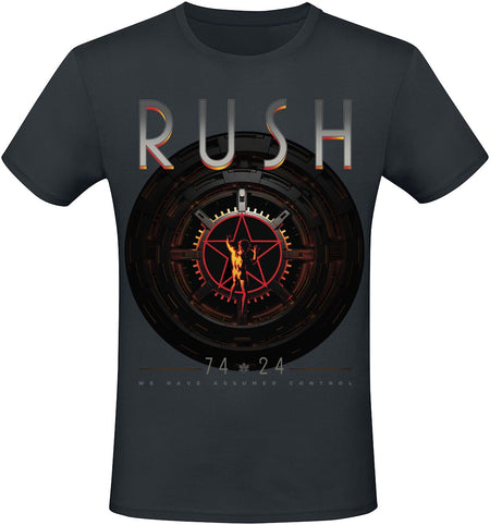 T-Shirt Manches courtes  de Rush - Star 50th - S à XXL - pour Homme - noir - Rush