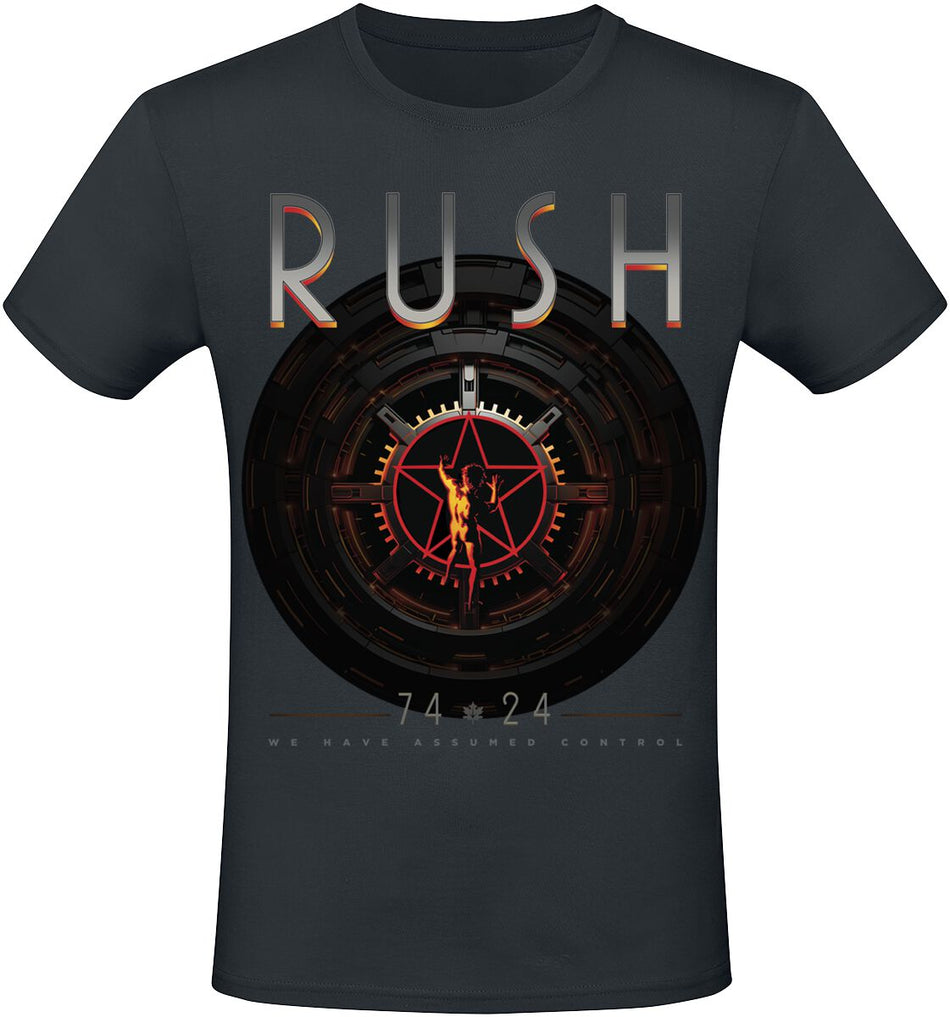 T-Shirt Manches courtes  de Rush - Star 50th - S à XXL - pour Homme - noir - Rush